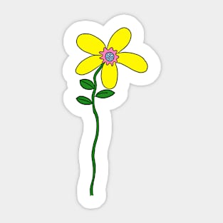 Just Bean Happy - Flower Power Sticker
